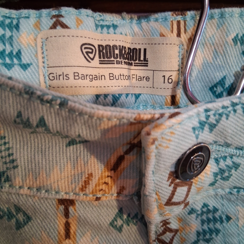 Stylish Kids Patterned Jeans - Picture 3 of 5